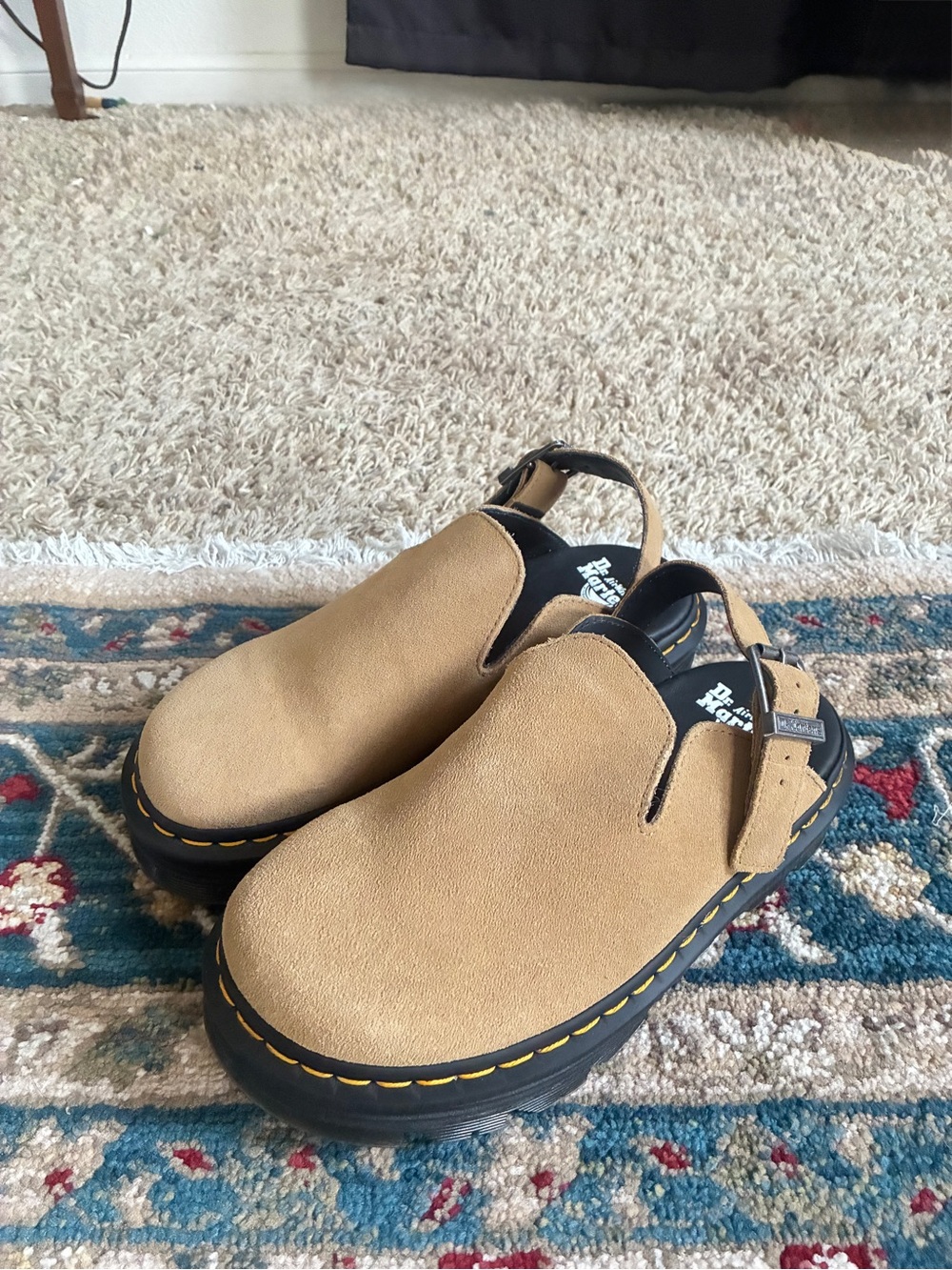 Dr.Martens Zebzag Slingback Platform Mule-Savannah Tan or Clogs